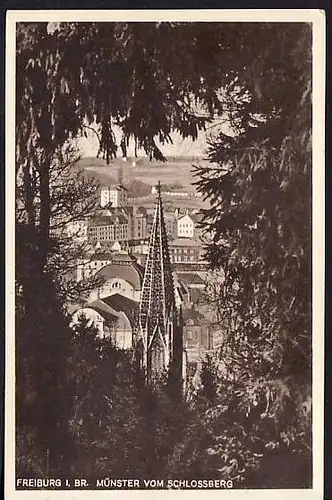 Freiburg - alte Postkarte - gebraucht ( da 2132 ) siehe scan