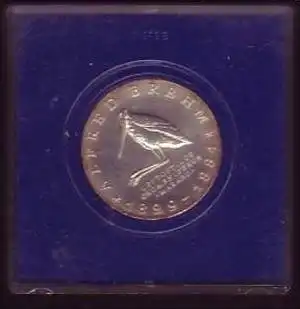 DDR Münze  10 Mark  Alfred Brehm  1984  -Silber  bankfrisch  (x417 ) siehe scan