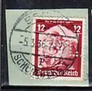 D.-reich POL -Lochung  567  o   ( a1812  ) siehe scan