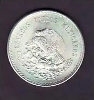 Mexico     Cinco  Peso  1948        /Silber  (x903 ) siehe scan