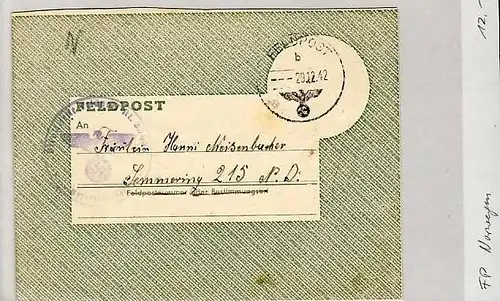 Feld Post Beleg - Norwegen    (zz1948  ) siehe scan !!