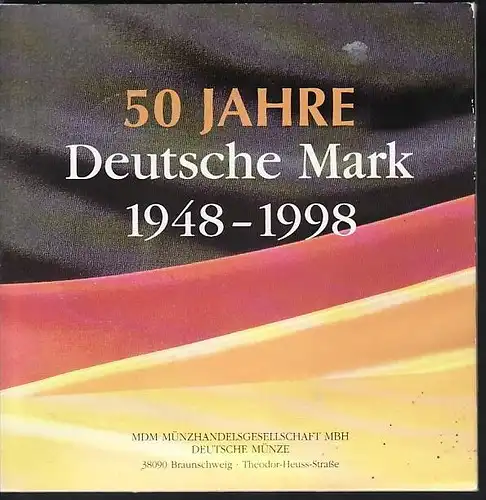 BRD  "50 Jahre BRD" mit Satz 1 Pfennig-10 D.-Mark   (zz4026 )  siehe scan !