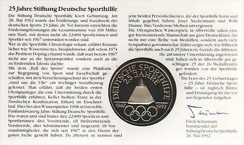 BRD  Medalien Brief  Olymia 1992   (zz4020 )  siehe scan !
