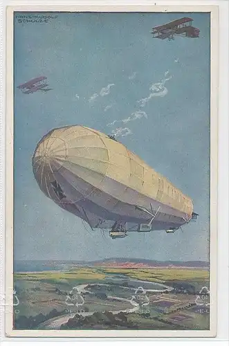 alte Karte Zeppelin -ungebraucht   (bc1142 ) siehe scan  !