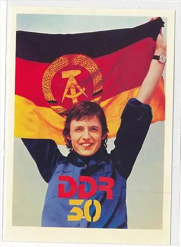 DDR Propaganda Karte    ungebraucht nicht häufig  ( bc4967 ) siehe Bild !