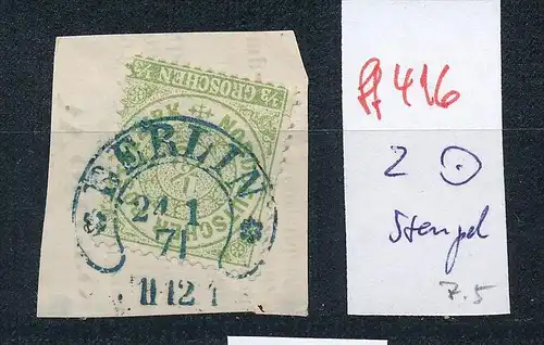 Norddeutscher Postbezirk   Nr. 2  Stempel  o    (ff416  )  siehe scan  !
