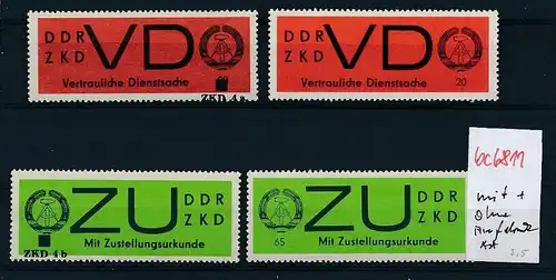 DDR Dienst/ZKD **   - Lot   ( bc6811 ) siehe scan  !