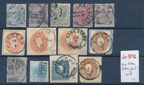 Österreich nettes Stempel Lot    (bc9876 ) siehe scan