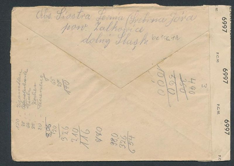 Polen Brief Nach Deutschland Zensur Bedarf Be102 Siehe Bild Nr