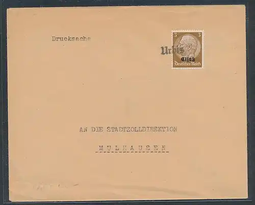 Elsaß netter Stempel Beleg    (zz8793  ) siehe scan