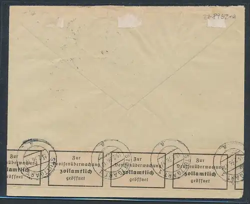 Österreich - Luftpost Beleg  Zensur  ( zz8952  ) siehe scan !