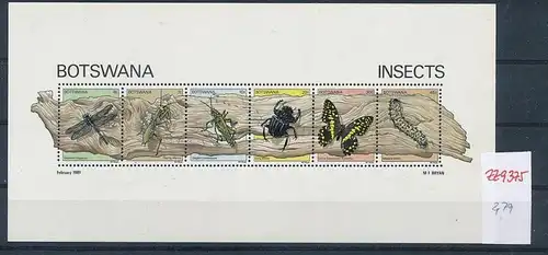 Insekten  Botswana   **   (zz9375  ) siehe scan