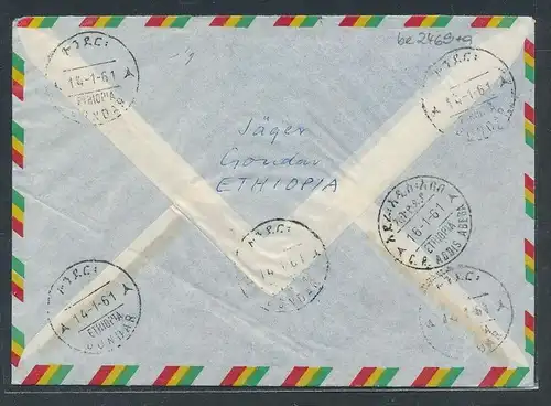 Äthiopien Luftpost-Beleg    (be 2469 ) siehe scan