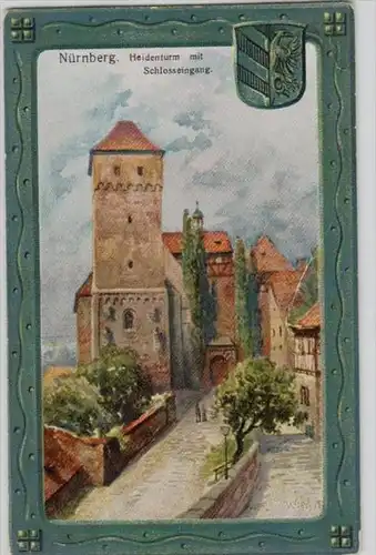 Nürnberg   -  alte Karte   (k  165  ) siehe scan