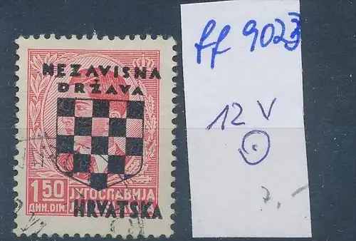 Kroatien  Nr. 12 V  o  (ff9023 ) siehe scan