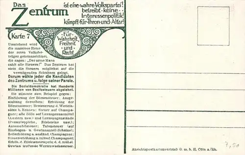 Wer zahlt die Steuern  -alte Karte  ( k7864   ) siehe scan