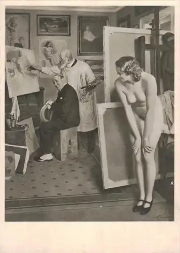 Erotik-aus Propaganda Serie  - alte Karte  .. ( k9512  ) siehe scan