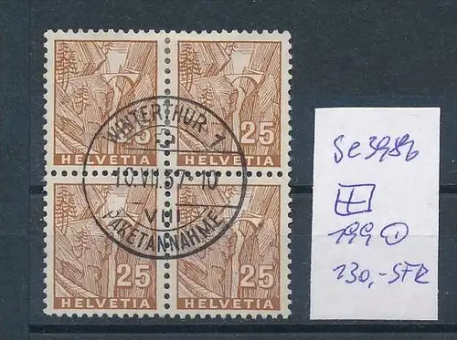 Schweiz  Nr. 4er  199   o   (se3986  ) siehe Bild !