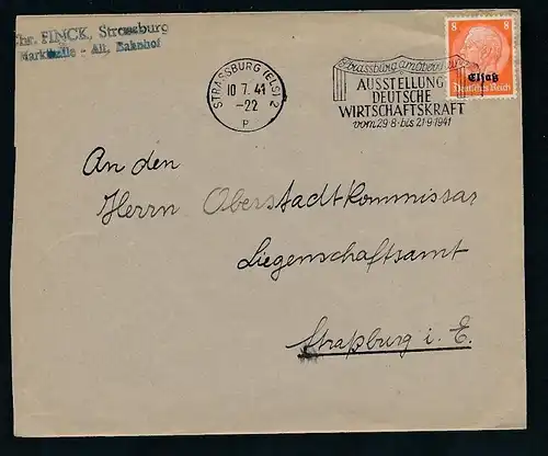 Esaß -Stempel Heimat Beleg  ( ze7052 ) siehe scan !