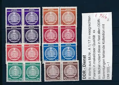 DDR Dienst     -nettes Lot       ( t9326 ) siehe scan !