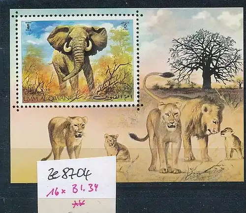 Elefanten Block um al Quian   (ze8704 ) siehe scan
