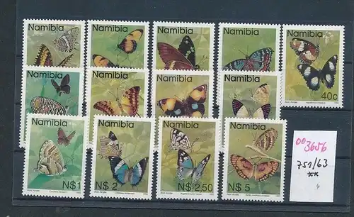 Namibia Schmetterlinge    ** ( oo3656  ) siehe scan !