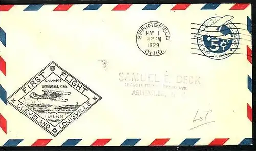 USA Luftpost Brief   1929  ( ba6993  ) siehe scan  !!