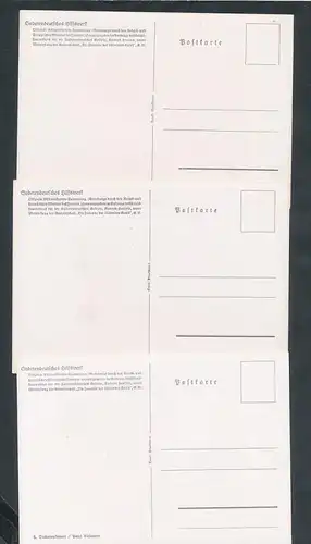 Propaganda  3 Karten  -VDA  -Sudetenland Tracht  - ungebraucht( t2144 ) siehe scan