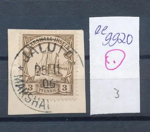 Marshall Inseln  -Briefstück-STEMPEL   (ee9920  ) siehe scan