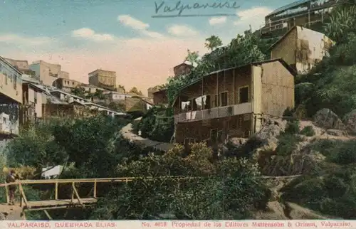 Valparaiso - alte Karte.....   (ka9253  ) siehe scan