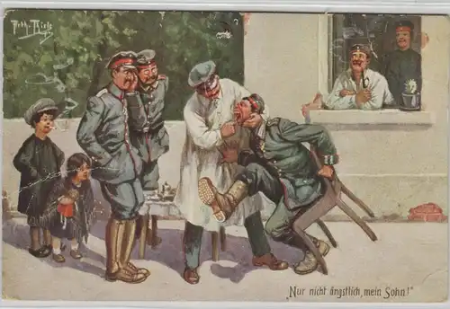 Militär-A.Thiele Humor .....alte Karte    (ke8541  ) siehe scan