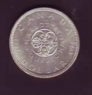 Canada  Silber Dollar  1984      ( x551    ) siehe scan !!