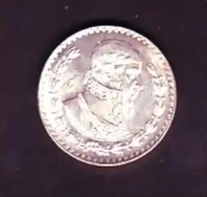 Mexiko  1 Peso 1967  17 Gramm  A-Silber /Ag (x550 ) siehe scan  !!