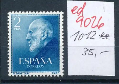 Spanien Nr. 1012 **   (ed9026  ) siehe scan