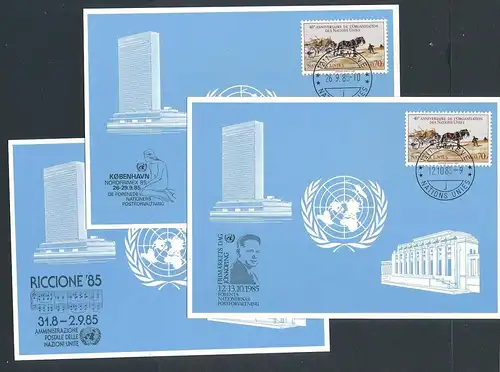 UNO-Genf  "blaue Karten"-Lot    -DISCOUNT !!   (be9722 ) siehe scan