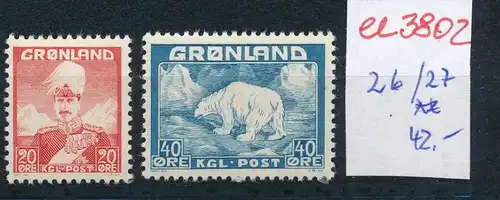 Grönland  Nr. 26-7  **   (ee3802    ) aus einer Spezial Sammlung !