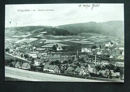 KLINGENTHAL i. V. - Teilansicht m. Fabrik ? - 1911
