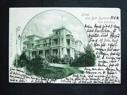 BAD PYRMONT - Villa SCHÜCKING - 1901