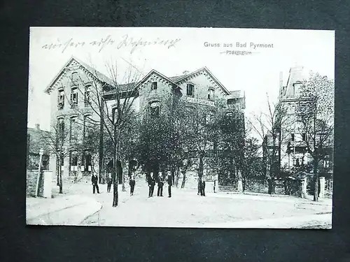 BAD PYRMONT - Pädagogium Studenten Studentika - 1916