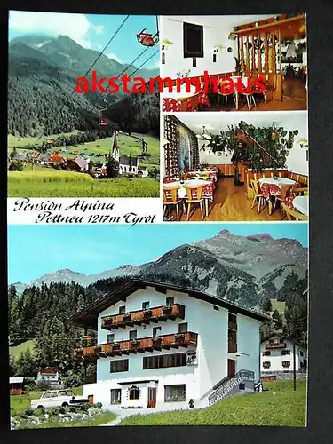 PETTNAU am Arlberg Tirol - Pension ALPINA + innen - Fam. FALCH - Auto - Sessellift