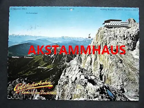 RAMSAU AM DACHSTEIN Steiermark - Bergstation am Hunerkogel Gletscherbahn Seilbahn