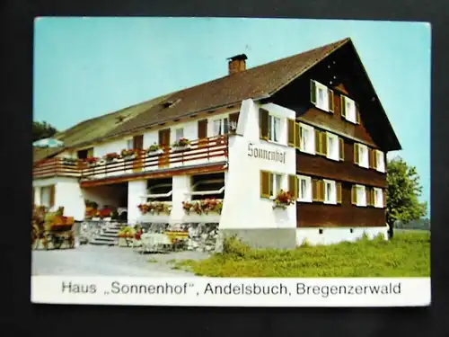 ANDELSBUCH  Bregenzer Wald Bregenz Vorarlberg - Hotel Pension SONNENHOF -  Kutsche