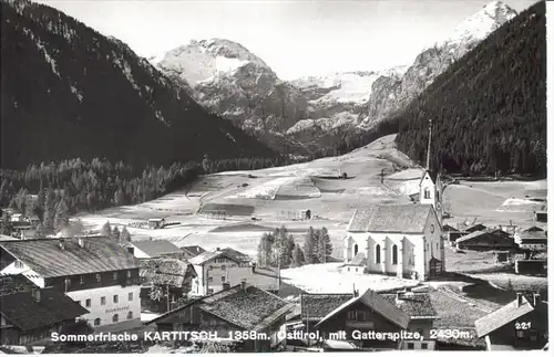 KARTITSCH Lienz Tirol - Foto-AK - Ortspartie m. DOLOMITENHOF - 1962