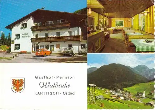 KARTITSCH Lienz Tirol - Gasthof Pension WALDRUHE + innen  - 1973