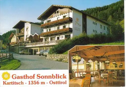 KARTITSCH Lienz Tirol - Gasthof SONNBLICK + innen - Fam. LUSSER