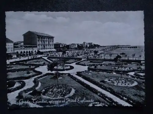 GRADO Görz Friaul-Julisch Venetien - Foto-AK - Hotel ESPLANADE - ca. 1957