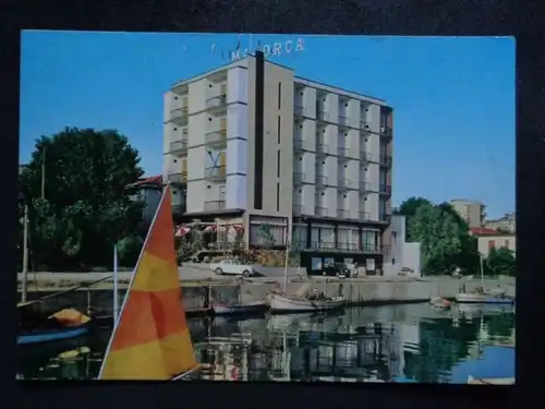 GABICCE MARE Pesaro und Urbino Marken - Hotel MAJORCA Autos Boote - 1966