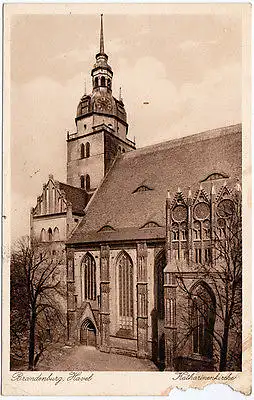 Ansichtskarte Brandenburg an der Havel St.-Katharinenkirche 1933