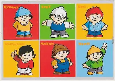 MAINZELMÄNNCHEN: ZDF Conni, Det,Edi, Fritzchen, Anton, Berti 1980