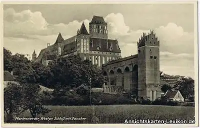 Marienwerder Kwidzyn Schloß m  Dansker b Graudenz Dirschau  Pommern pomorski1934